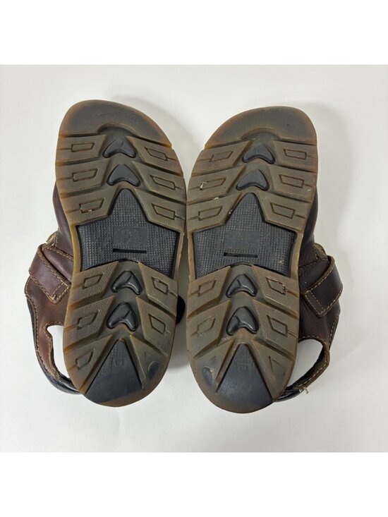 VTG Y2K Dr Martens 8A26 Bark Grizzly Chunky Fisherman Sandals Mens 13 Brown main image 7